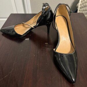 Pointed Heels with Ankle Strap